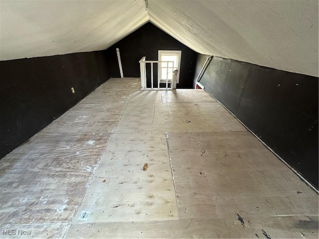 841 Kling St, Akron, OH 44311 - additional living space featuring lofted ceiling
