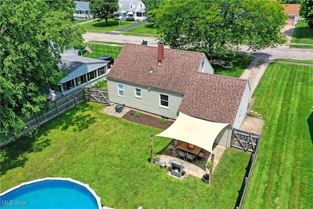 437 Hazel St, Girard, OH 44420 - aerial view of property and surrounding area