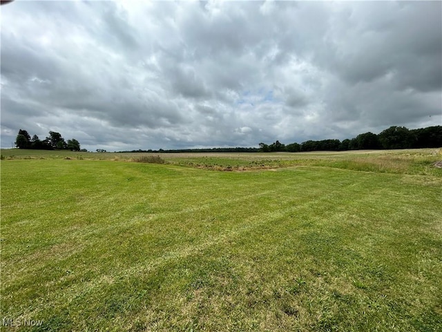 14260 Canaan Center Rd, Creston, OH 44217 - view of grassy yard featuring a view of countryside