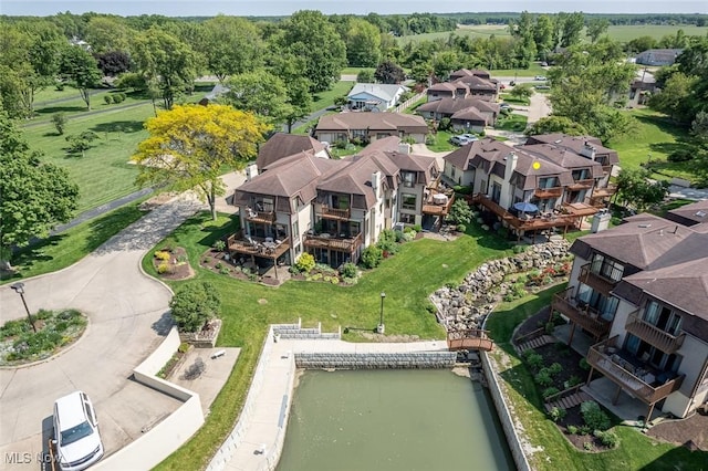 4613 Compass Rose Unit 11, Vermilion, OH 44089 - aerial view of residential area with a large body of water