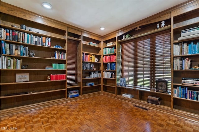 221 Winston Ave NE, North Canton, OH 44720 - office space with wall of books and recessed lighting