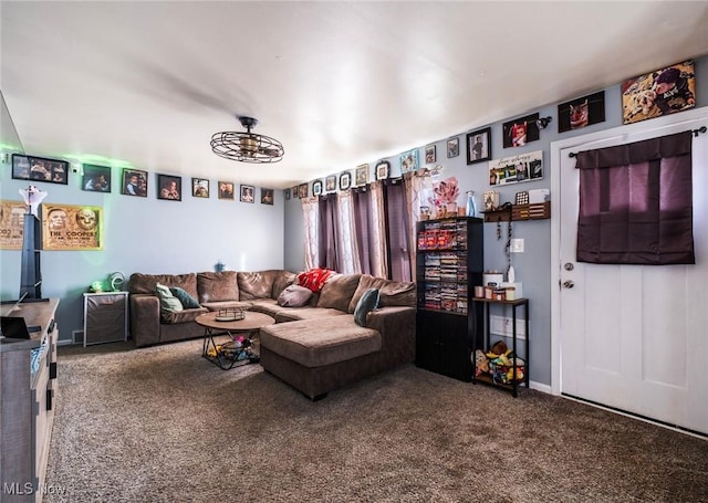 3214 Quentin Dr, Youngstown, OH 44511 - living room with carpet floors
