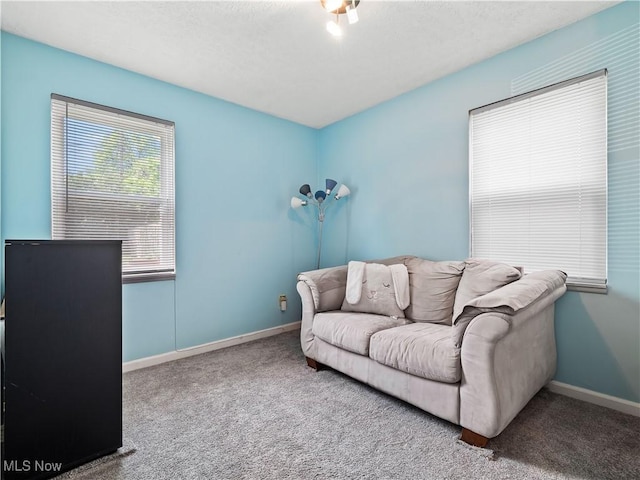 4707 Grantwood Dr, Parma, OH 44134 - carpeted living area with baseboards
