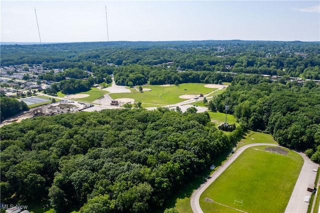 4707 Grantwood Dr, Parma, OH 44134 - bird's eye view of a heavily wooded area