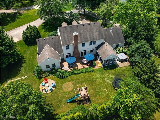 121 Sycamore Pl, Oberlin, OH 44074 - view from above of property