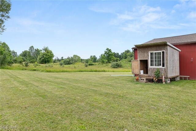 1345 County Road 16, New London, OH 44851 - view of green lawn featuring an outbuilding