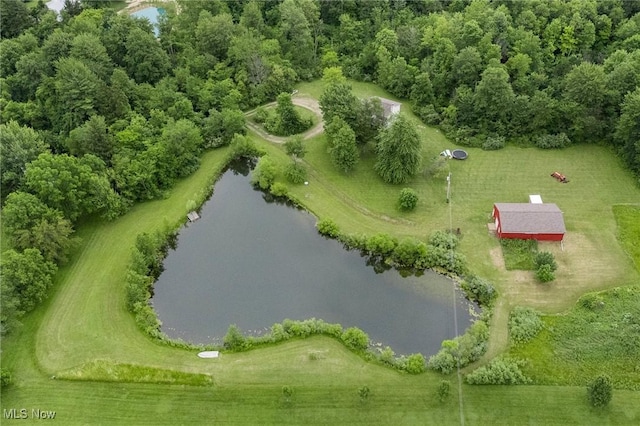 1345 County Road 16, New London, OH 44851 - aerial view of property and surrounding area with a nearby body of water