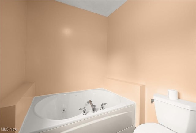 1345 County Road 16, New London, OH 44851 - bathroom with a whirlpool tub and toilet
