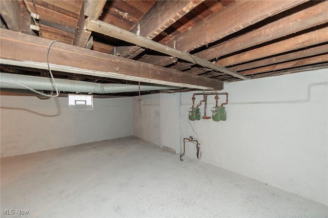1431 Rowley Ave, Cleveland, OH 44109 - basement with gas meter