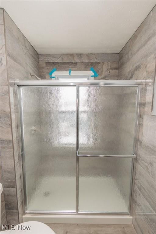 1431 Rowley Ave, Cleveland, OH 44109 - bathroom with an enclosed shower