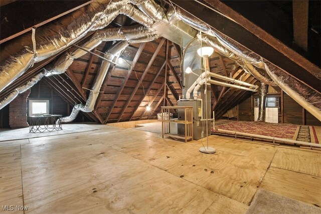 201 E Spring St, Marietta, OH 45750 - attic with an upstairs landing