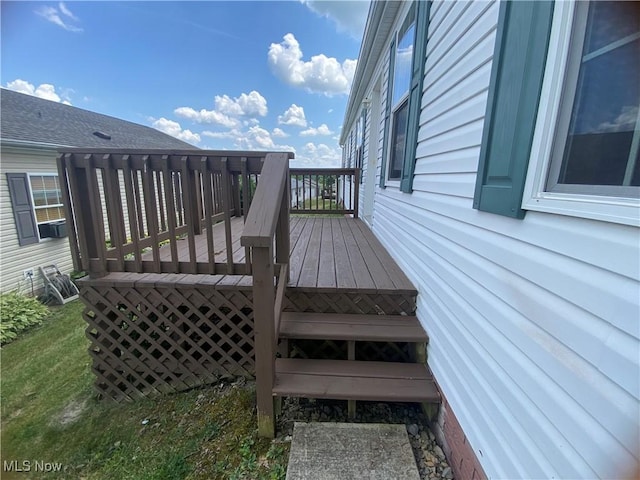 67330 Ebbert Rd Unit 9, Saint Clairsville, OH 43950 - view of deck