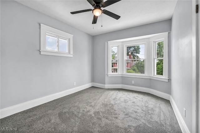 12616 Arlington Ave, Cleveland, OH 44108 - carpeted empty room with healthy amount of natural light and a ceiling fan