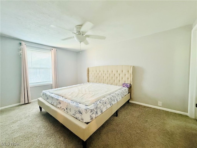 133 Walleye Ct, Lagrange, OH 44050 - carpeted bedroom with baseboards and a ceiling fan
