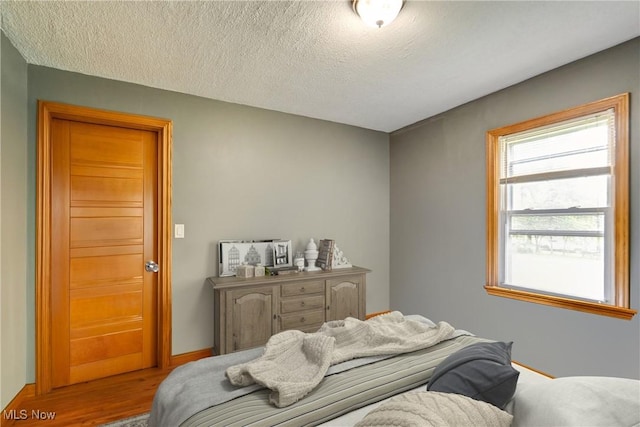 11339 Ridge Rd, North Royalton, OH 44133 - bedroom featuring wood finished floors and a textured ceiling