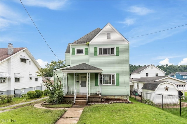 3480 Central Ave, Shadyside, OH 43947 - traditional-style house with roof with shingles