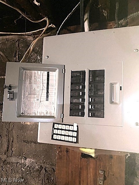 104 Jefferson St, Belmont, OH 43718 - utility room with electric panel