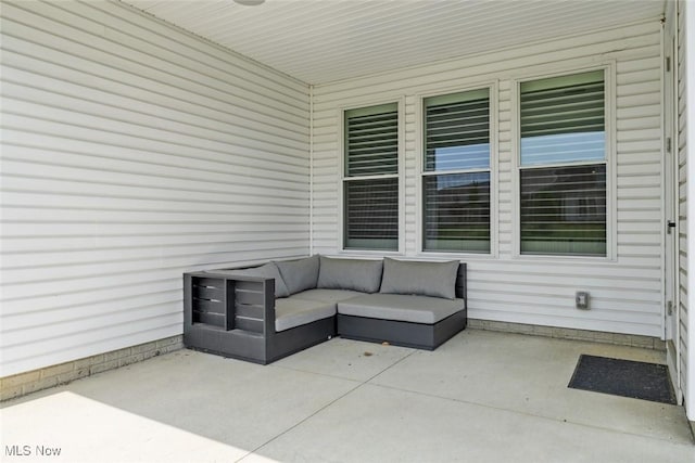 23761 St Andrews Dr, Columbia Station, OH 44028 - view of patio featuring outdoor lounge area