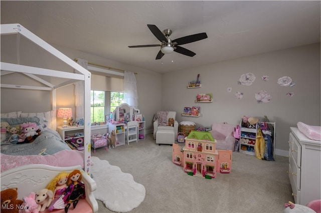 7324 Roman Ave NW, Massillon, OH 44646 - bedroom featuring carpet floors and a ceiling fan