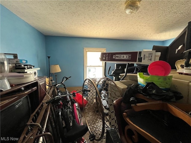 2455 W 7th St, Cleveland, OH 44113 - bedroom with a textured ceiling