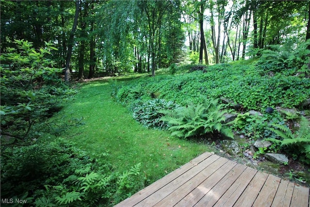 8630 Williams Rd, Chardon, OH 44024 - view of yard with a deck