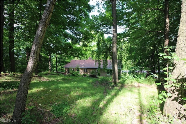8630 Williams Rd, Chardon, OH 44024 - view of yard with a wooded view