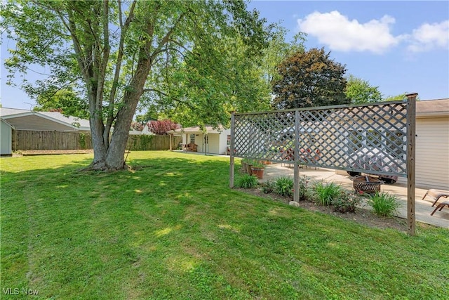218 Bonnett St SW, North Canton, OH 44720 - view of yard with a patio