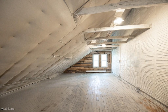 3139 W Blvd, Cleveland, OH 44111 - unfinished attic featuring a baseboard radiator