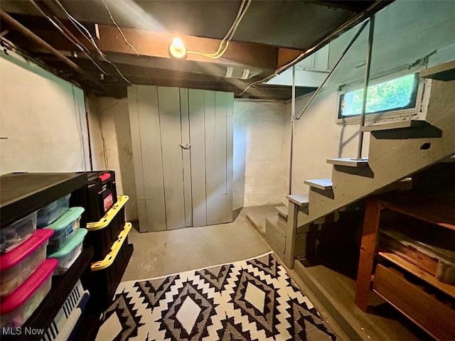 623 N 7th St, Marietta, OH 45750 - basement featuring stairway