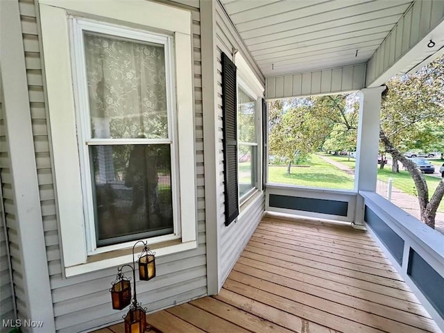 623 N 7th St, Marietta, OH 45750 - view of wooden porch