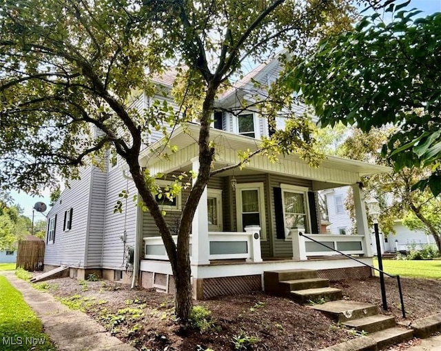 623 N 7th St, Marietta, OH 45750 - american foursquare style home featuring covered porch