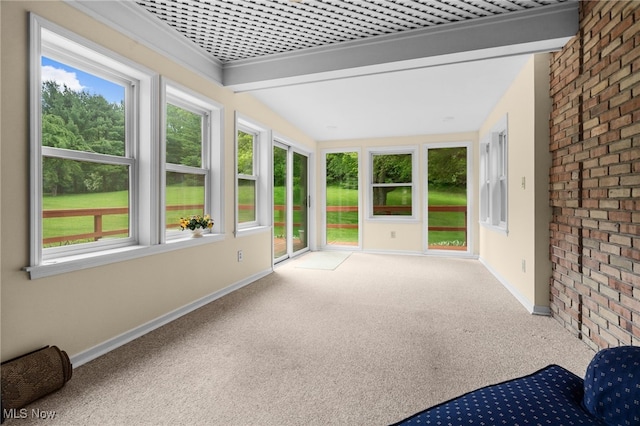 8640 Foxglove Ave NW, Clinton, OH 44216 - unfurnished sunroom with healthy amount of natural light
