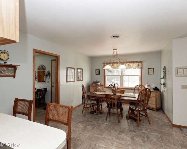 4053 Quail Ct, Ashtabula, OH 44004 - dining area featuring baseboards
