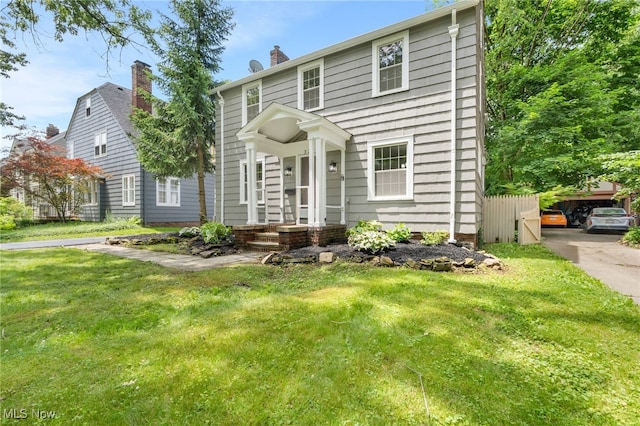 3294 Avalon Rd, Shaker Heights, OH 44120 - colonial house featuring a front lawn