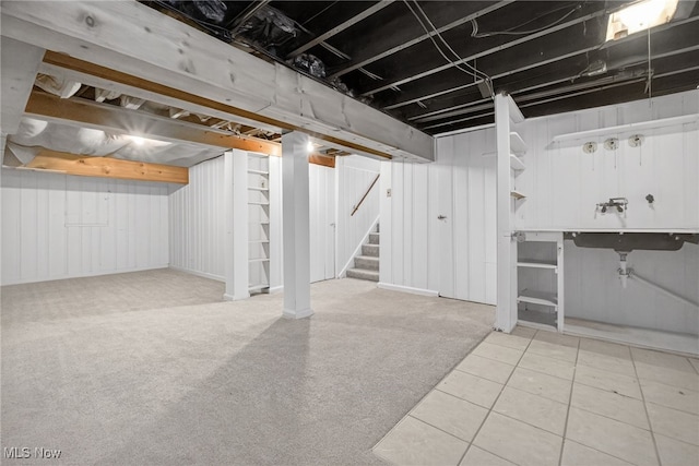 3294 Avalon Rd, Shaker Heights, OH 44120 - finished below grade area featuring stairs