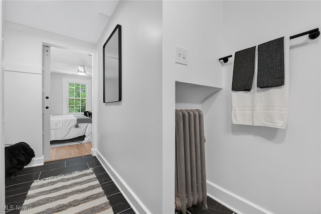 3294 Avalon Rd, Shaker Heights, OH 44120 - hallway with baseboards and radiator heating unit