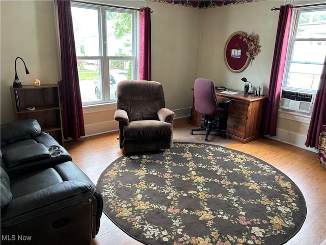 629 E 5th St, Salem, OH 44460 - office area featuring wood finished floors and healthy amount of natural light