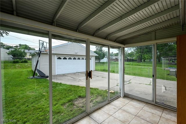 6633 Tamarind Dr, Bedford Heights, OH 44146 - view of unfurnished sunroom