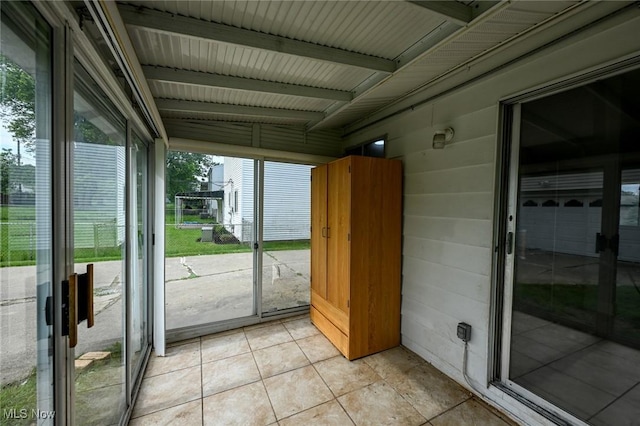 6633 Tamarind Dr, Bedford Heights, OH 44146 - view of unfurnished sunroom
