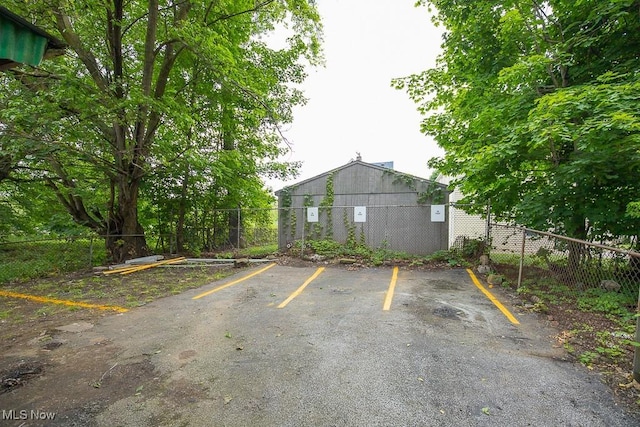 8023 Kosciuszko Ave, Cleveland, OH 44103 - view of uncovered parking lot