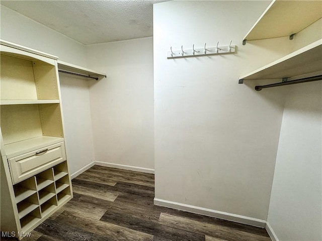 5123 Glenbrook Dr, Vienna, WV 26105 - walk in closet featuring dark wood-style floors