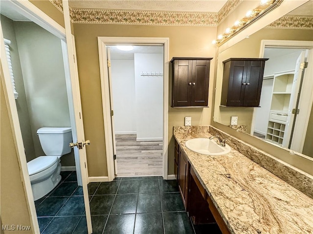 5123 Glenbrook Dr, Vienna, WV 26105 - bathroom with vanity and tile patterned flooring