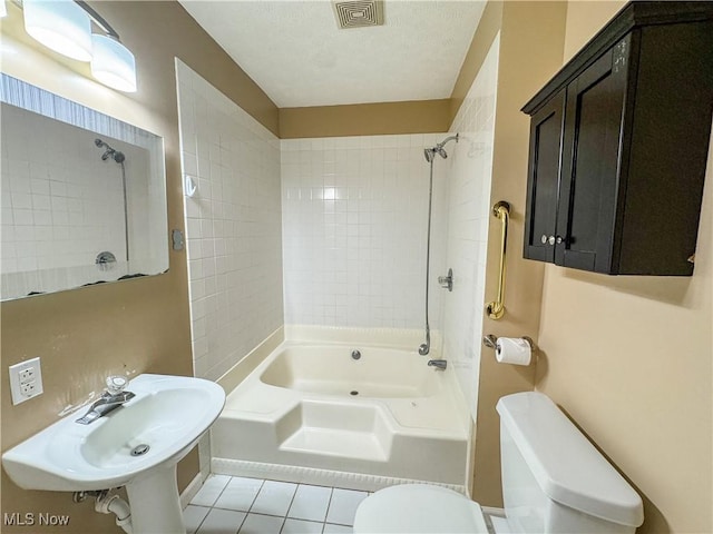 5123 Glenbrook Dr, Vienna, WV 26105 - full bath featuring shower / washtub combination and tile patterned flooring