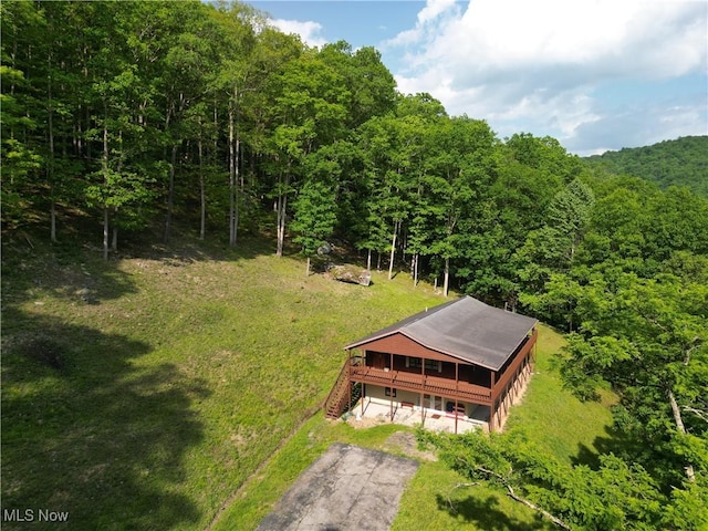 963 Ivydale Rd, Clay, WV 25043 - view of subject property with a heavily wooded area