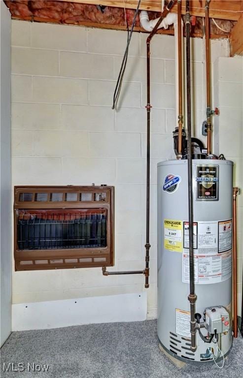 816 Vincent Dr, Loudonville, OH 44842 - utilities with gas water heater and heating unit