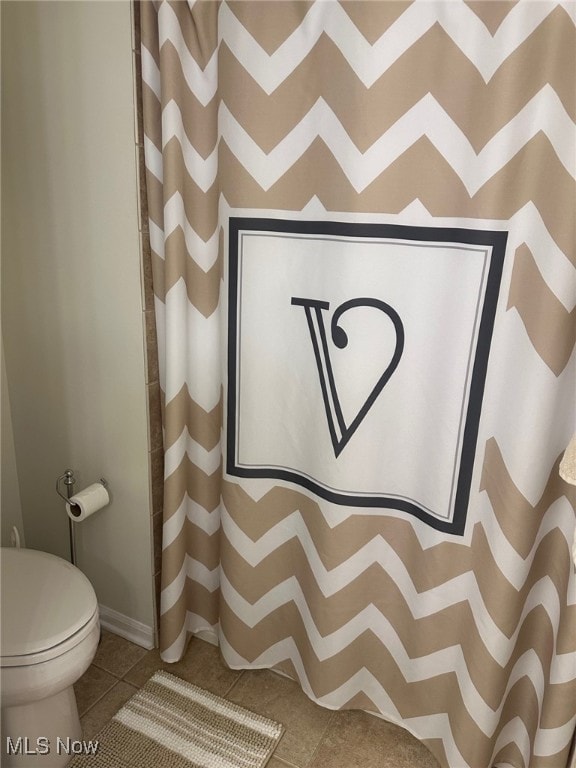 5-118 The Flds, Williamstown, WV 26187 - bathroom with tile patterned flooring and a shower with shower curtain