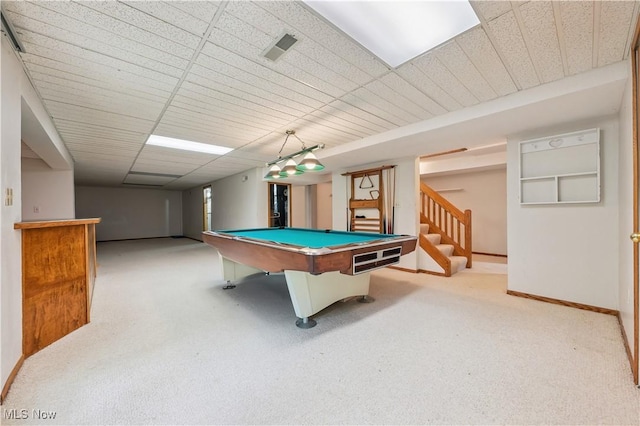 118 Steeplechase Ln, Munroe Falls, OH 44262 - playroom featuring billiards and carpet floors