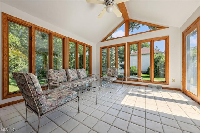 118 Steeplechase Ln, Munroe Falls, OH 44262 - sunroom / solarium with tile patterned flooring and baseboards