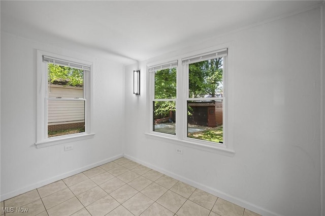 3722 Avalon Rd, Shaker Heights, OH 44120 - spare room featuring baseboards and light tile patterned floors