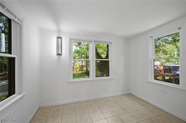3722 Avalon Rd, Shaker Heights, OH 44120 - empty room with light tile patterned floors and healthy amount of natural light